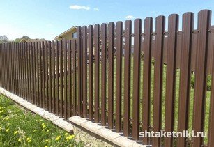 Штакетник широкий 115 мм 8017 шоколад в городе Петропавловск